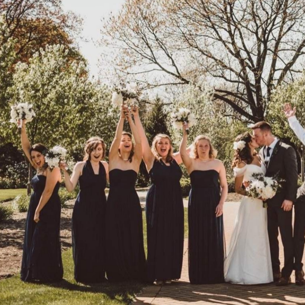 David's bridal bridesmaids dress